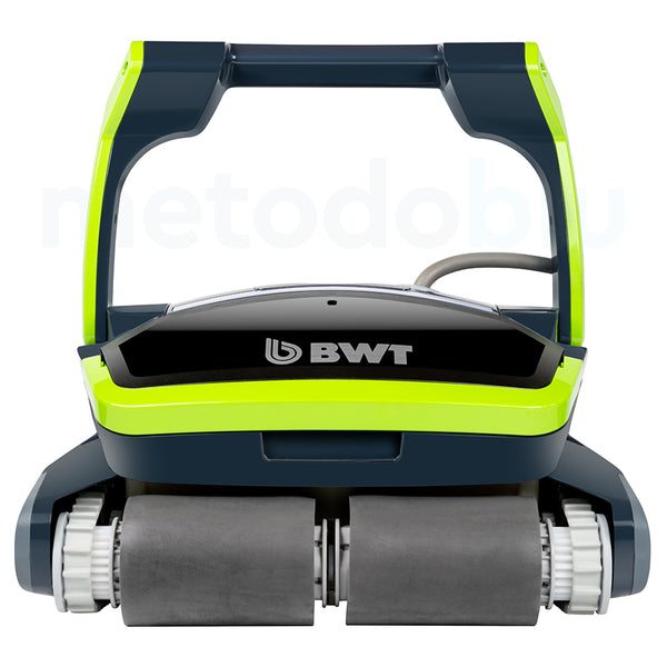 Robot Pulitore Piscina BWT ES1500 per Fondo, Pareti e Linea d’Acqua, App Bluetooth, Carrello, Garanzia 4 Anni, fino a 15 m