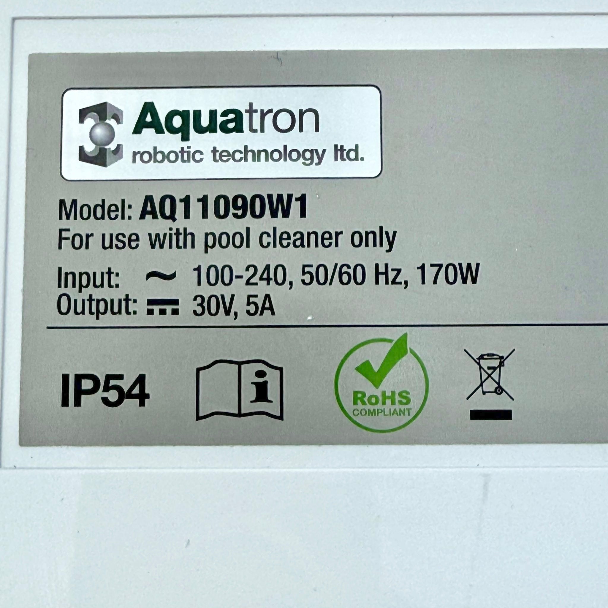 Alimentatore Robot Piscina BWT / Aquabot / Cosmy AQ11090W1  - Usato (Garanzia 12 mesi)
