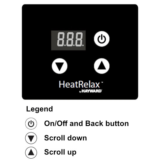 Hayward Heat Relax 12 kW Heat Pump for Pools up to 60 m³