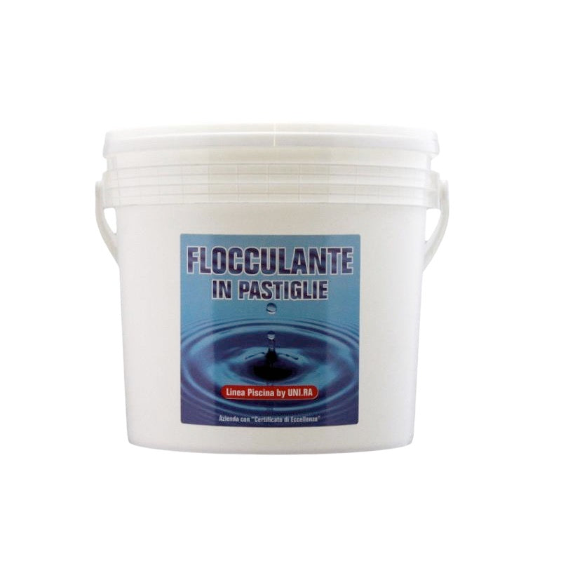 Flocculante in Pastiglie 100 g per Piscina | Per Filtro a Sabbia e Skimmer