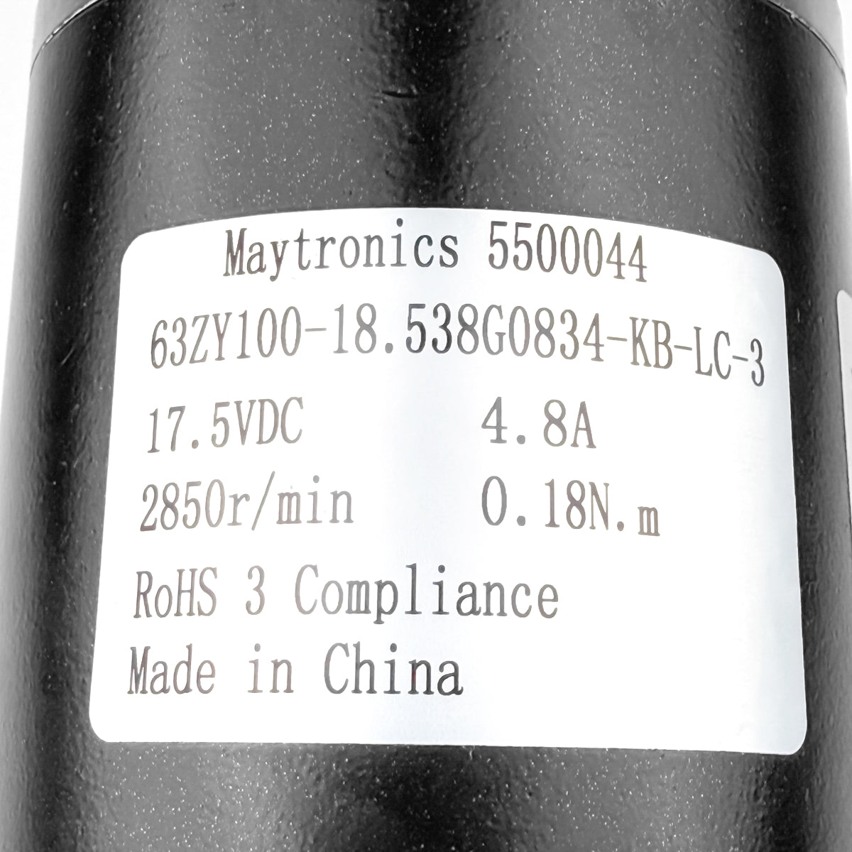 Dolphin Maytronics Pool Robot Suction Pump Motor 5500044 / 63ZY100-18.538G0834-KB-LC-3 - Refurbished (12-Month Warranty)