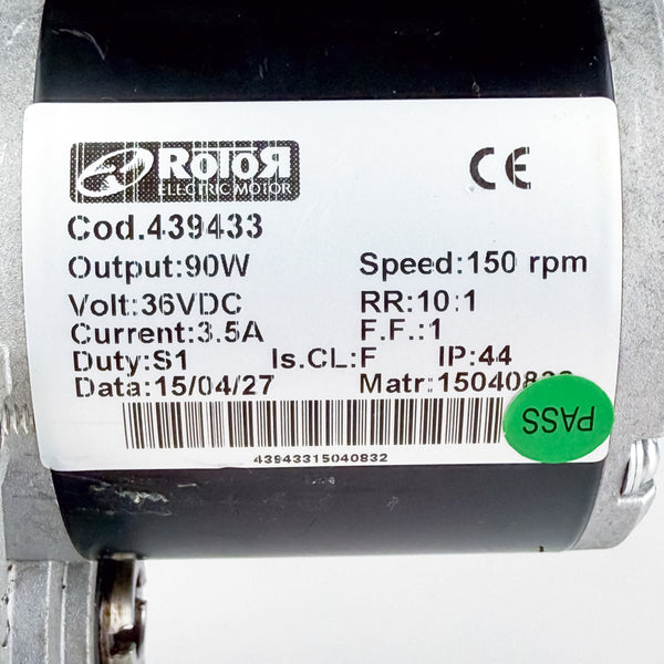 Brush Motor for Comac Vispa XS / Fimap Genie XS Floor Washer - 439433 36V 90W | Refurbished (12-Month Warranty)