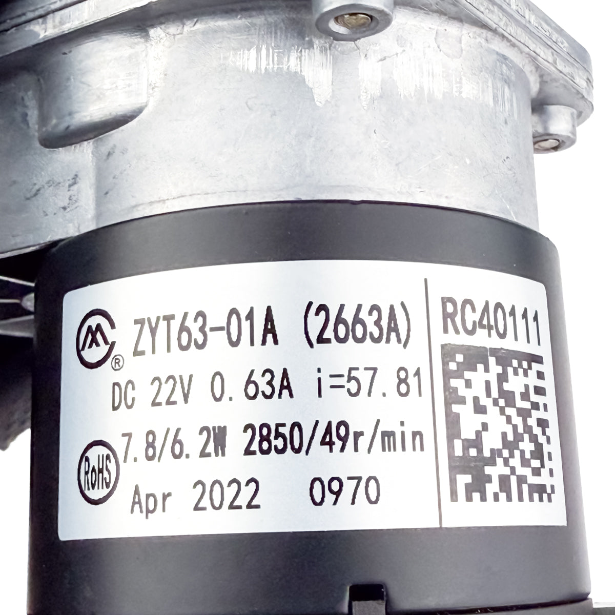 Hayward ZYT63-01A / RC40111 Pool Robot Traction Motor - Refurbished (12-month Warranty)
