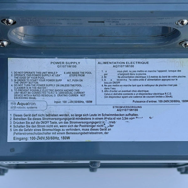 Power Supply for Aquabot / Aquatron AQ11071W100 Pool Robot - Used (12-Month Warranty)