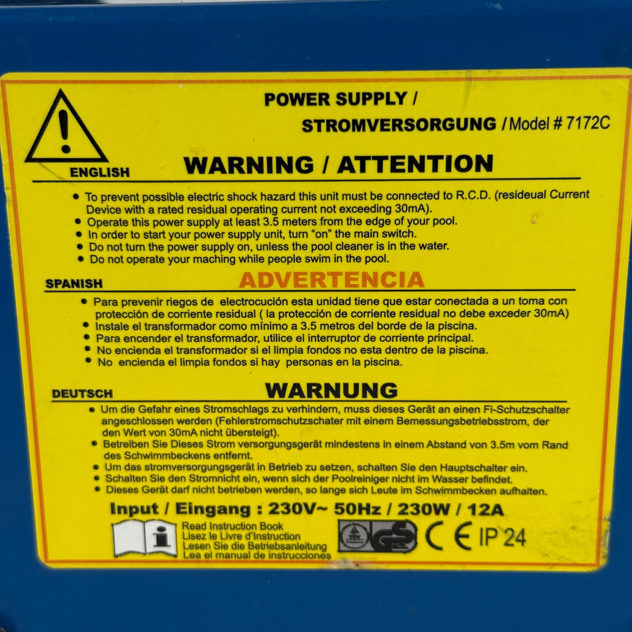 Power Supply for Aquabot / Aquatron Pool Robot 7172C - Used (12-Month Warranty)