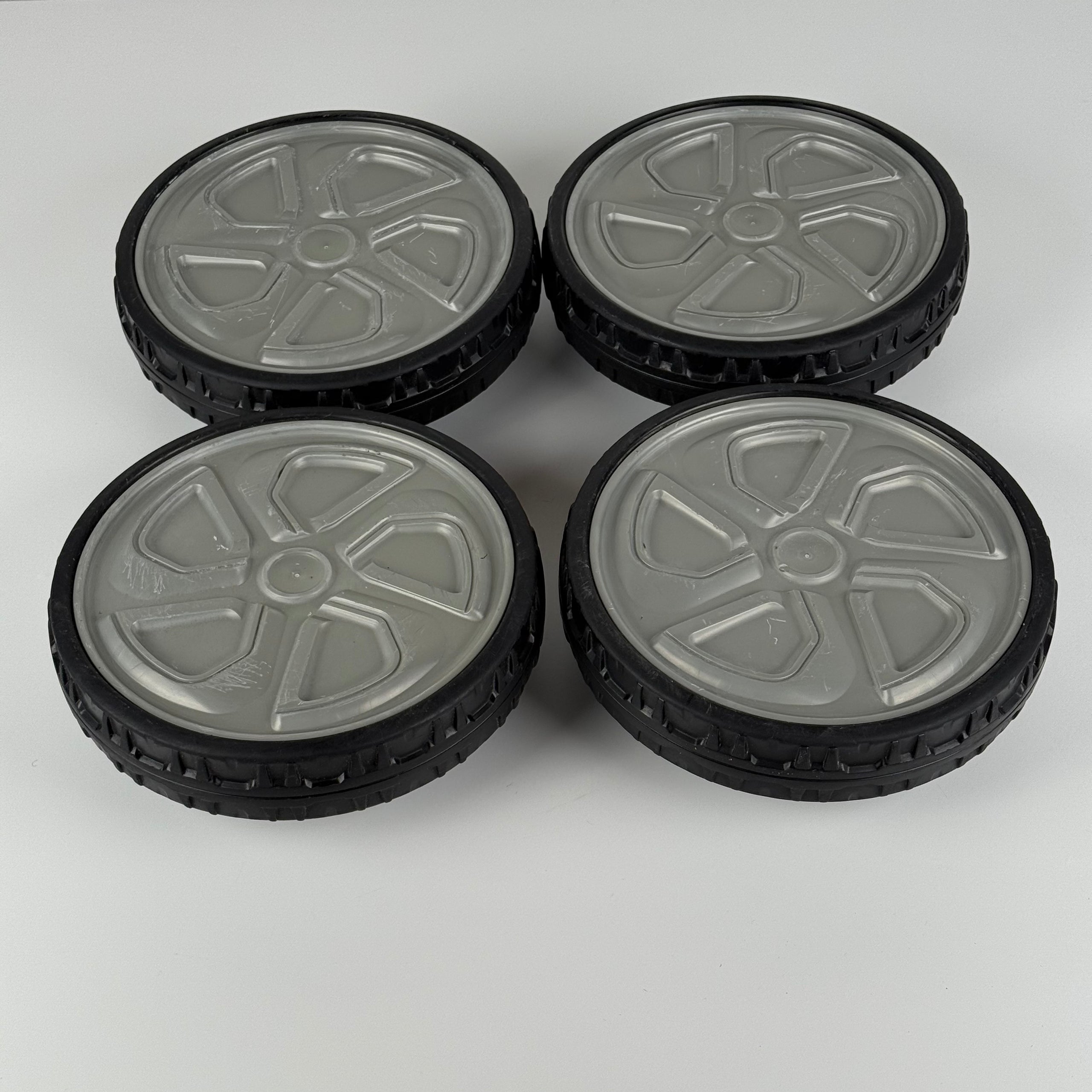 Set 4 Ruote USATE Grigie Robot Piscina Zodiac Alpha R0865600 - Usato