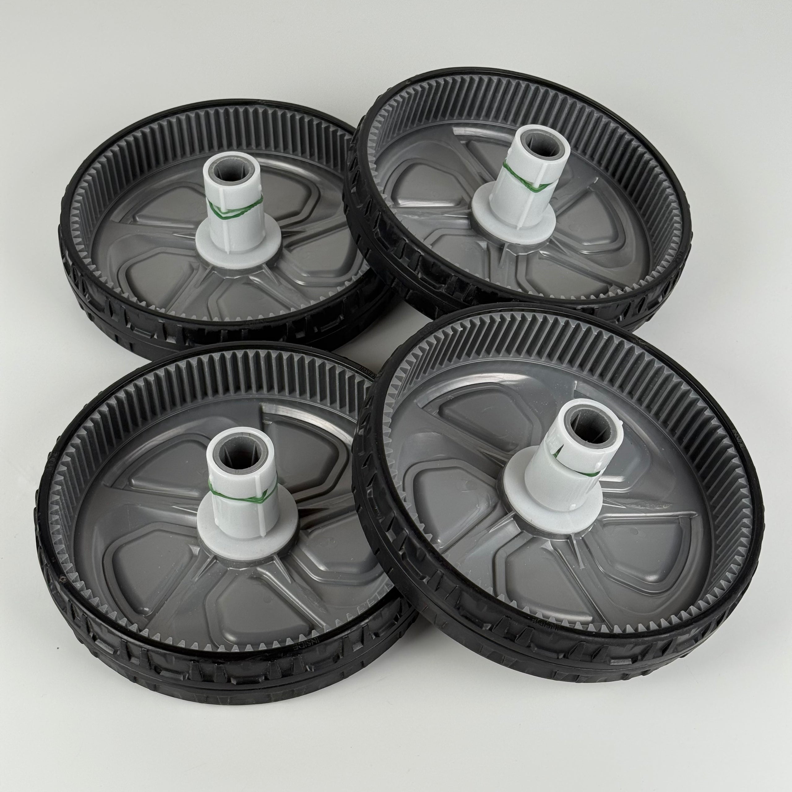 Set 4 Ruote USATE Grigie Robot Piscina Zodiac Alpha R0865600 - Usato