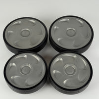 Set of 4 USED Grey Wheels for Zodiac Vortex Pool Robot R0636100 + R0636001 - Used