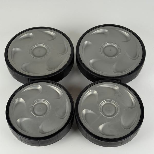 Set 4 Ruote USATE Grigie Robot Piscina Zodiac Vortex R0636100 + R0636001 - Usato