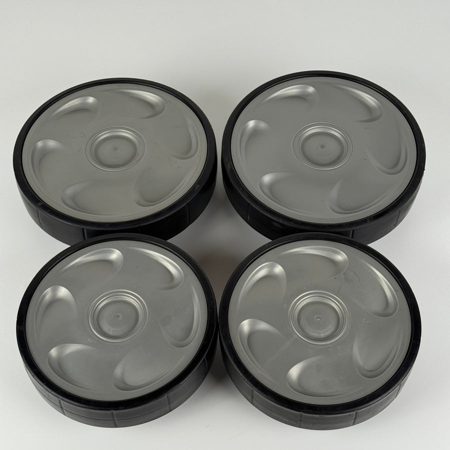 Set of 4 USED Grey Wheels for Zodiac Vortex Pool Robot R0636100 + R0636001 - Used