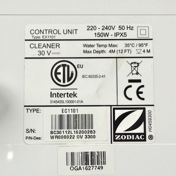 Alimentatore Robot Piscina Zodiac Vortex OV / RV - R0637300 - Usato (Garanzia 12 mesi)