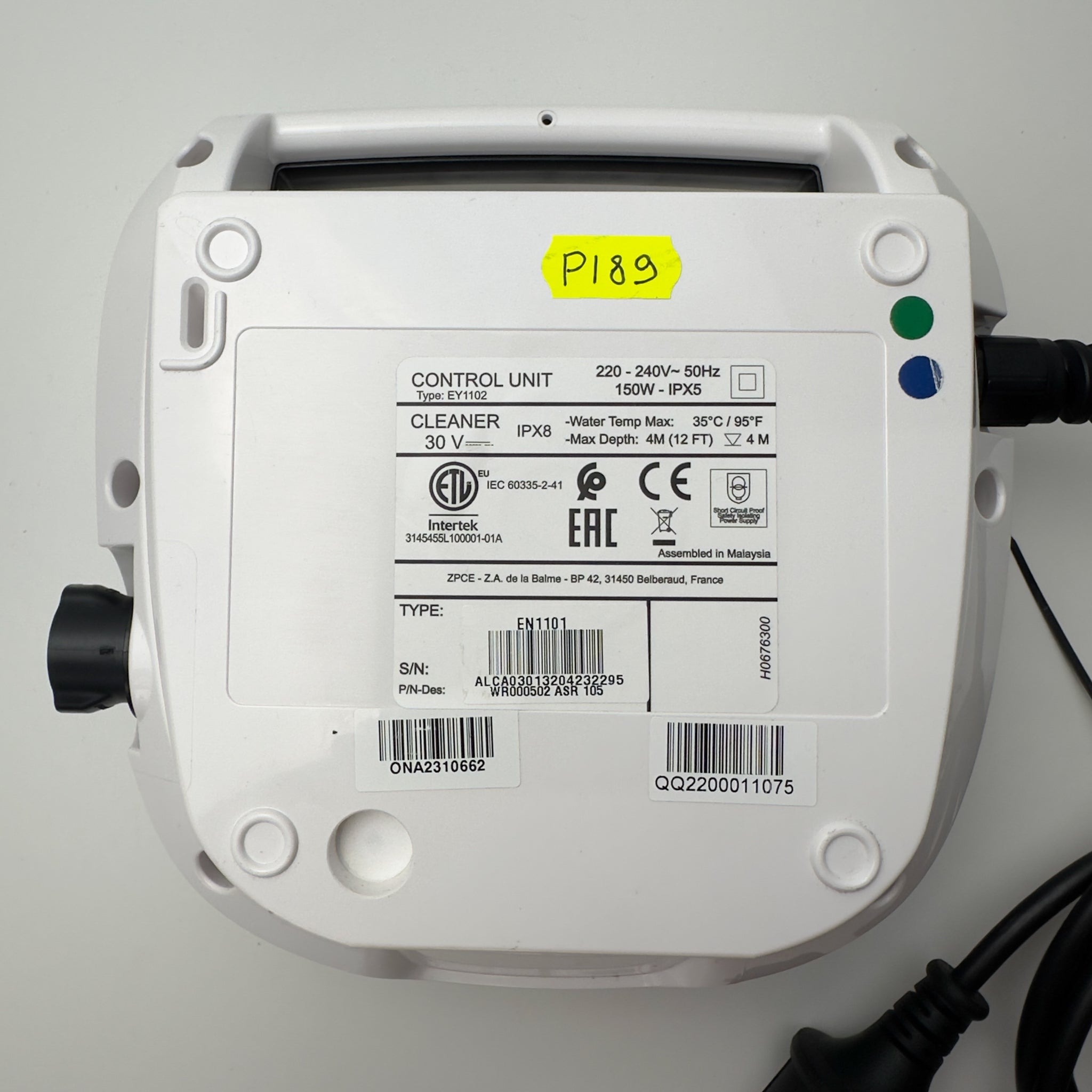 Alimentatore Robot Piscina Zodiac Voyager / Cnx / XA / ASR 105 | WR000502 - R0954400 - Usato (Garanzia 12 mesi)