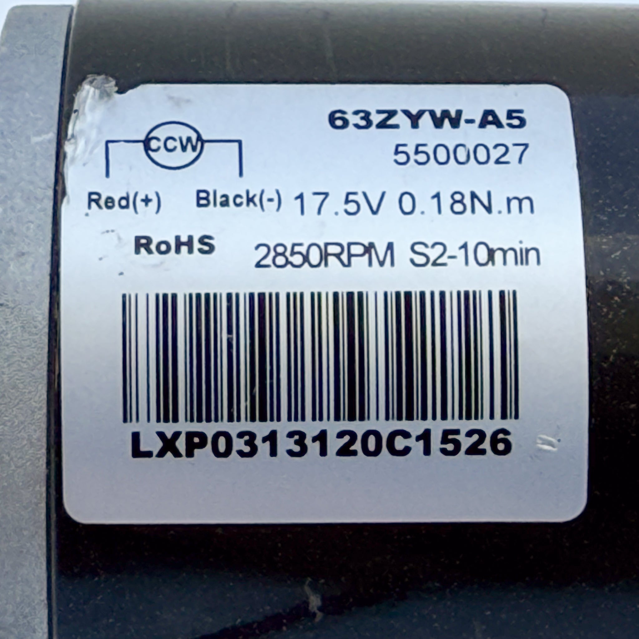 Dolphin Maytronics Pool Robot Suction Pump Motor 63ZYW-A5 - Refurbished (12-Month Warranty)