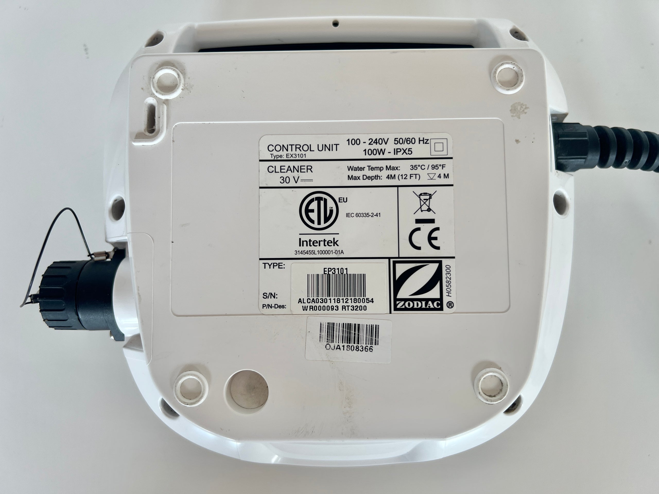 Alimentatore Robot Piscina Zodiac Tornax Usato - Garanzia 12 mesi - EP3101