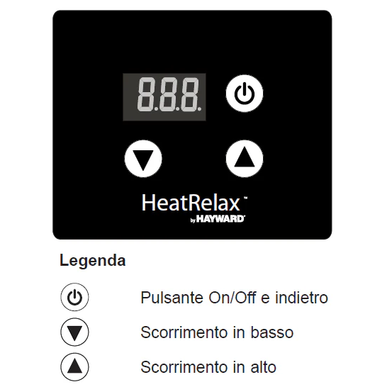 Pompa di Calore Hayward Heat Relax 12 kW per Piscine fino a 60 m³