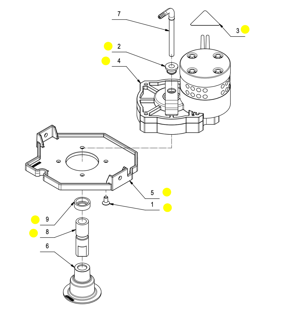 Brush Motor for Comac Vispa XS / Fimap Genie XS Floor Washer - 439433 36V 90W | Refurbished (12-Month Warranty)