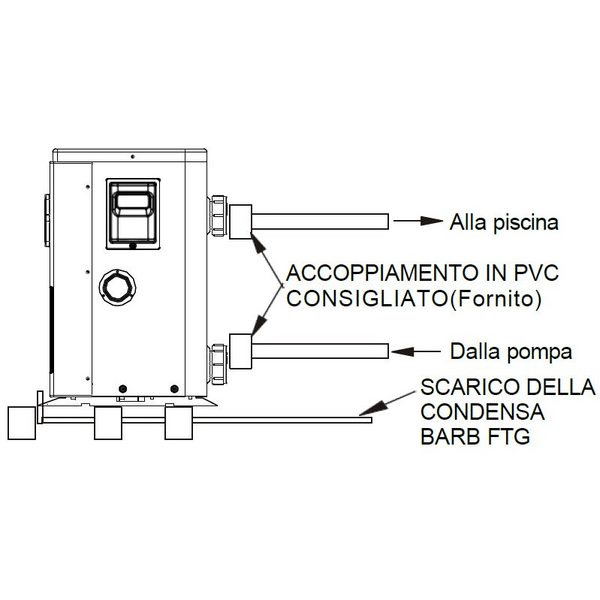 Pompa di Calore Garden Pac Pro Full Inverter 12 kW per Piscine da 30 a 60 m³