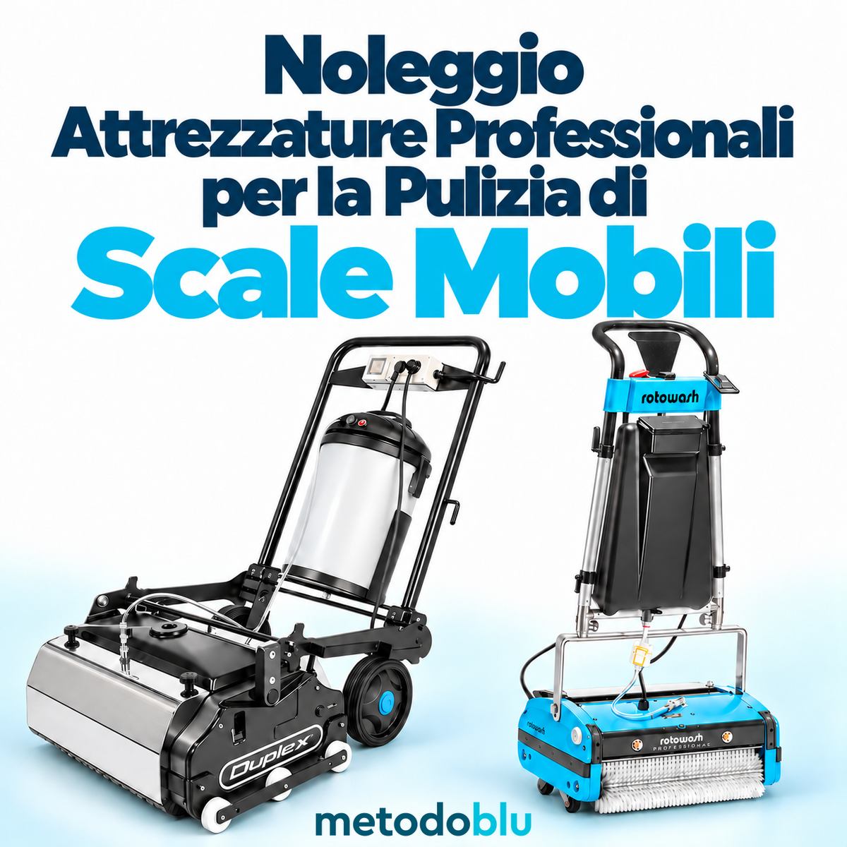Noleggio Macchine Professionali per la Pulizia di Scale Mobili
