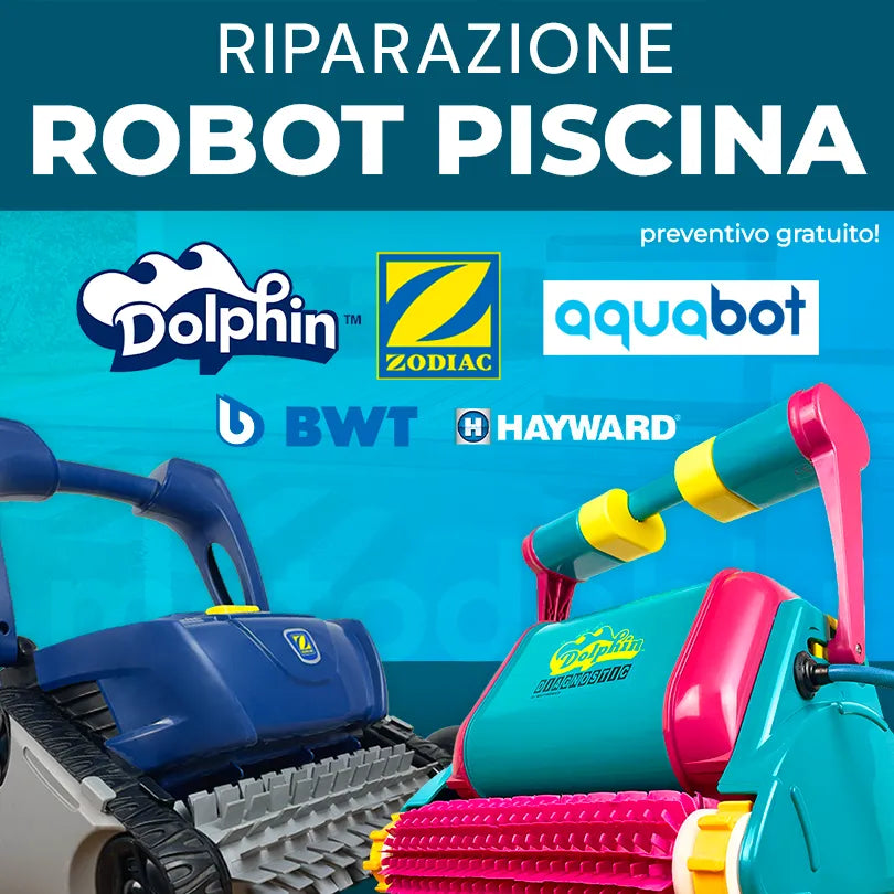 Riparazione Robot Piscina: Ritiro + Preventivo 100% Gratuito