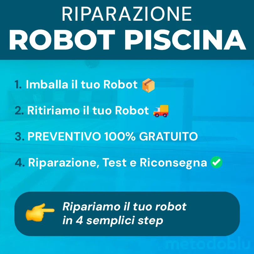 Riparazione Robot Piscina: Ritiro + Preventivo 100% Gratuito